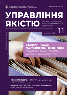 Стандартизація маркетингової діяльності: застосовуємо міжнародні вимоги до систем управління підприємством